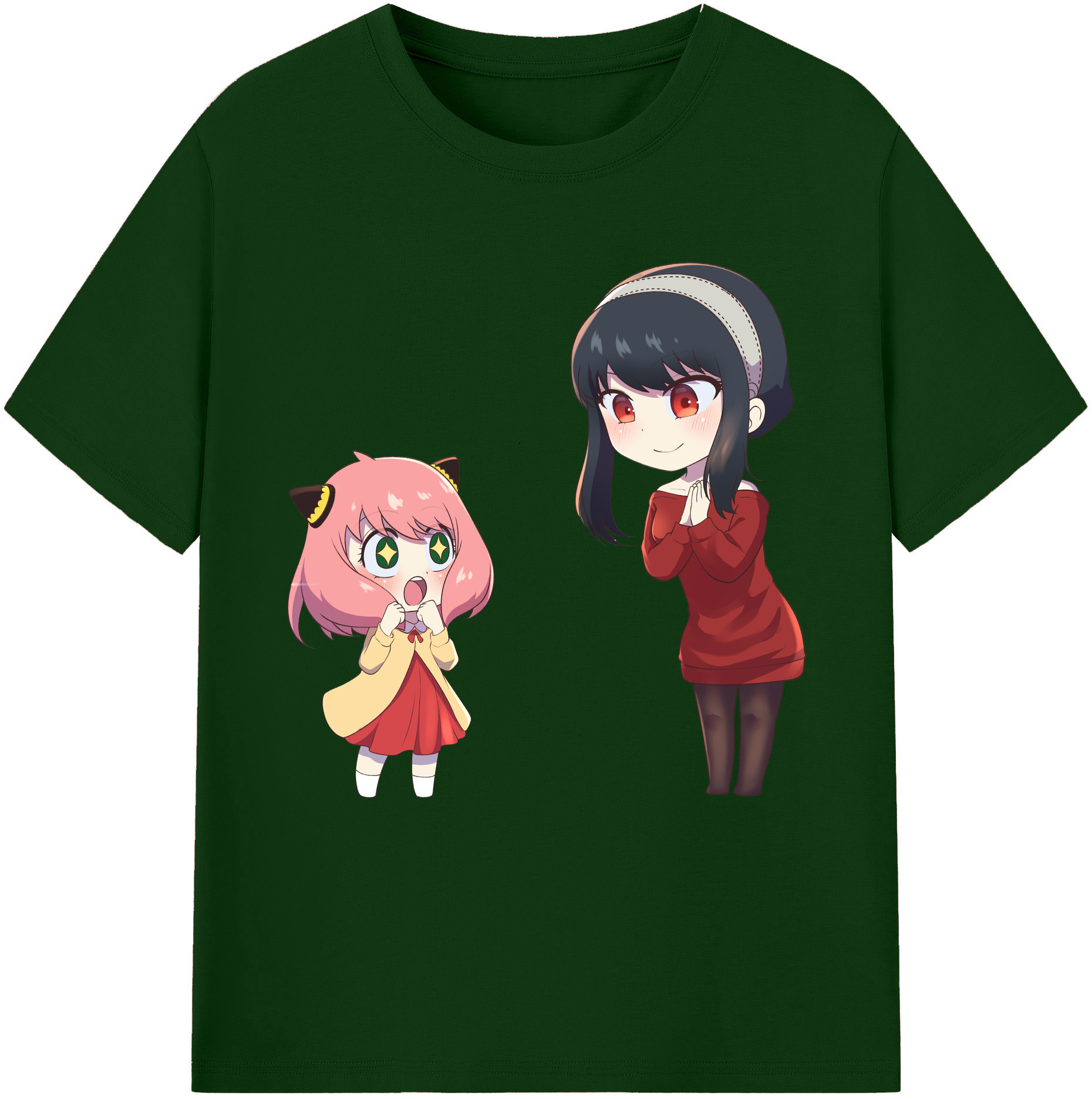 （画像用） SPY×FAMILY间谍家家酒 綿100％半袖Tシャツ（フロントプリント）
